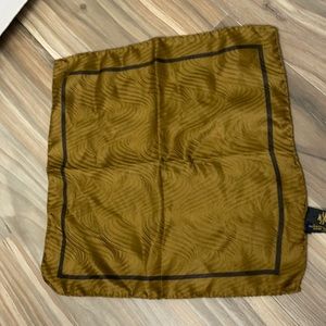 AKM Men's Silk Pocket Square. Made In Italy. Hand Rolled Hem